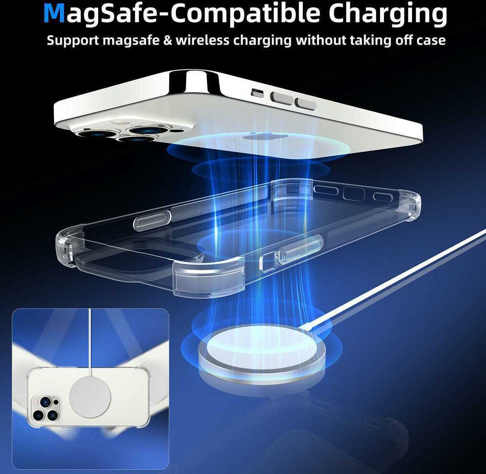 Pferd TakeMe Anti-Shock Extra Protection 0,5 mm galinio dangtelio dėklas, skirtas Apple iPhone 14 Plus Transparent
