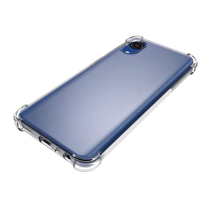Pferd TakeMe Anti-Shock Extra Protection 0,5 mm Galinio dangtelio dėklas Samsung A03 (A035F) / A03S (A037F) Skaidrus
