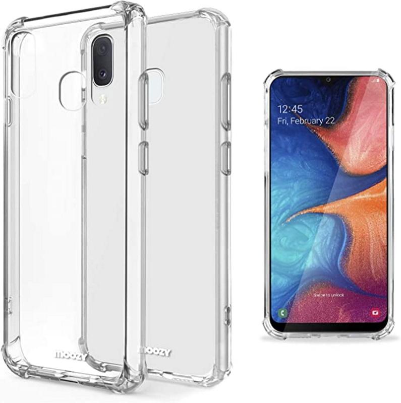 Pferd TakeMe Anti-Shock Extra Protection 0,5 mm Galinio dangtelio dėklas, skirtas Samsung Galaxy A20E (A202F) Skaidrus