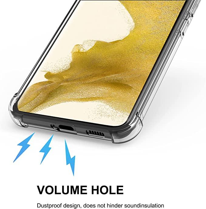 Pferd TakeMe Anti-Shock Extra Protection 0,5 mm Galinio dangtelio dėklas Samsung Galaxy S22 Plus (S906B) Skaidrus