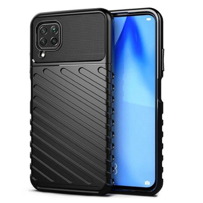 Pferd TakeMe Thunder TPU itin plonas galinio dangtelio dėklas, skirtas Samsung Galaxy S22 Plus (S906B) Juodas