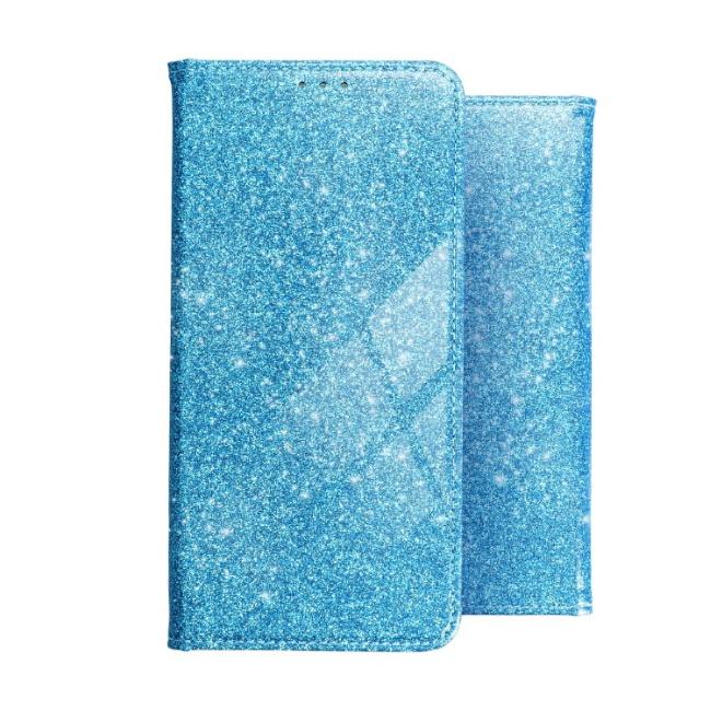 TakeMe 3D-Crystal Shine Magnetic Fix Book Dėklas, skirtas Samsung Galaxy A72 (A726) 5G Mėlyna