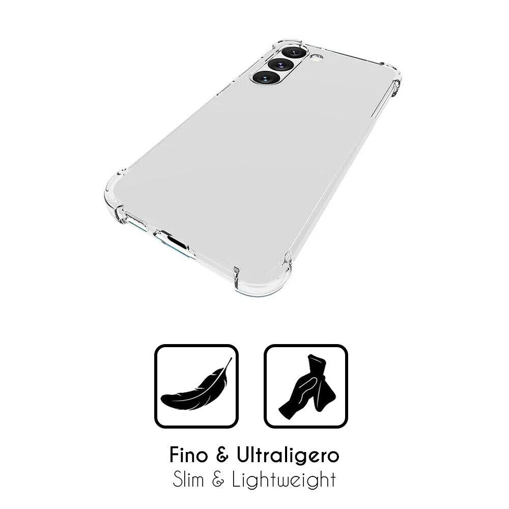 Pferd TakeMe Anti-Shock Extra Protection 1,5 mm galinio dangtelio dėklas Samsung Galaxy S23 (S911B) skaidrus