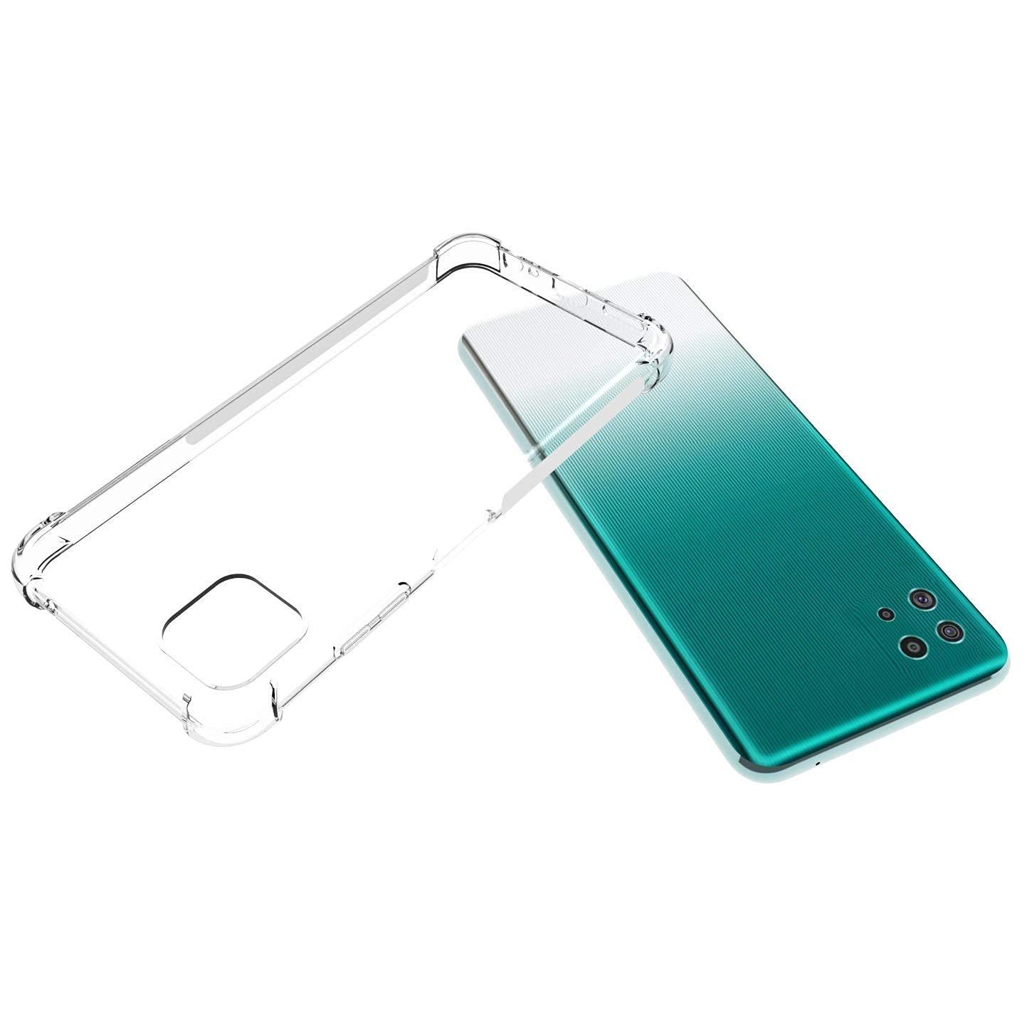 Pferd TakeMe Anti-Shock Extra Protection 1,5 mm Galinio dangtelio dėklas Samsung Galaxy A22 5G (A226B) Skaidrus