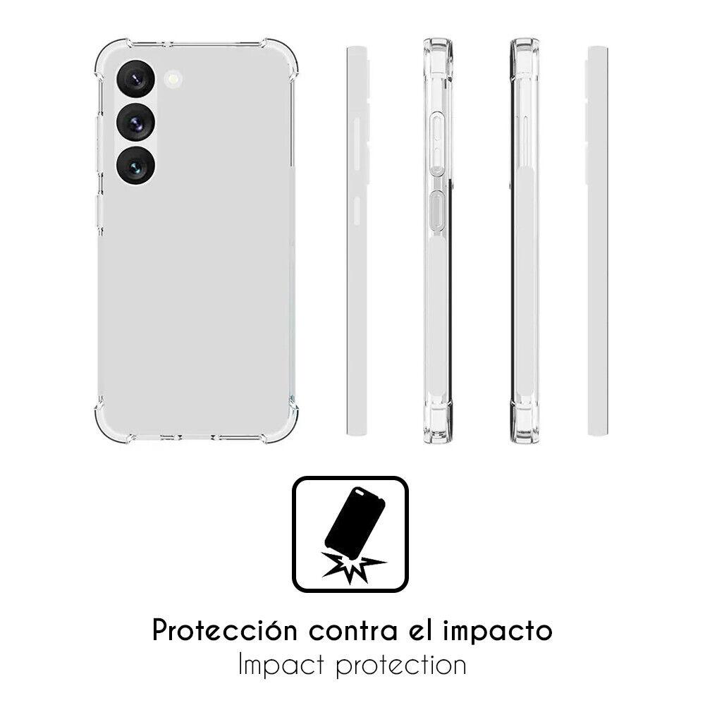 Pferd TakeMe Anti-Shock Extra Protection 1,5 mm galinio dangtelio dėklas Samsung Galaxy S23 (S911B) skaidrus