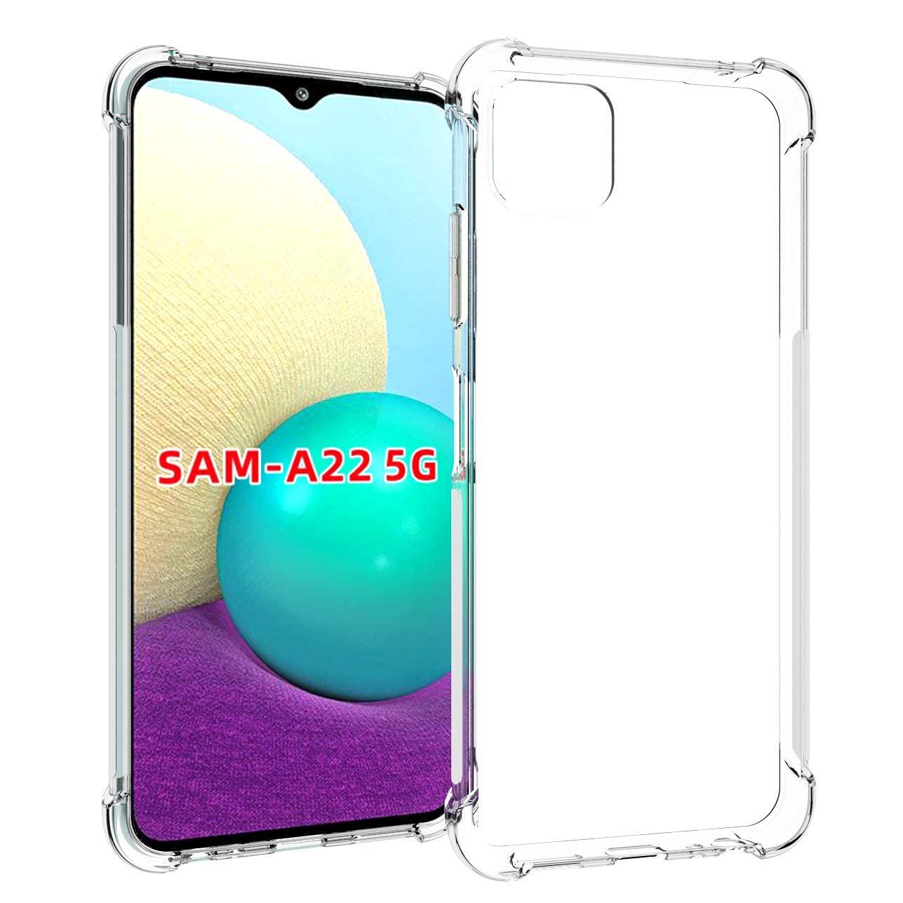 Pferd TakeMe Anti-Shock Extra Protection 1,5 mm Galinio dangtelio dėklas Samsung Galaxy A22 5G (A226B) Skaidrus