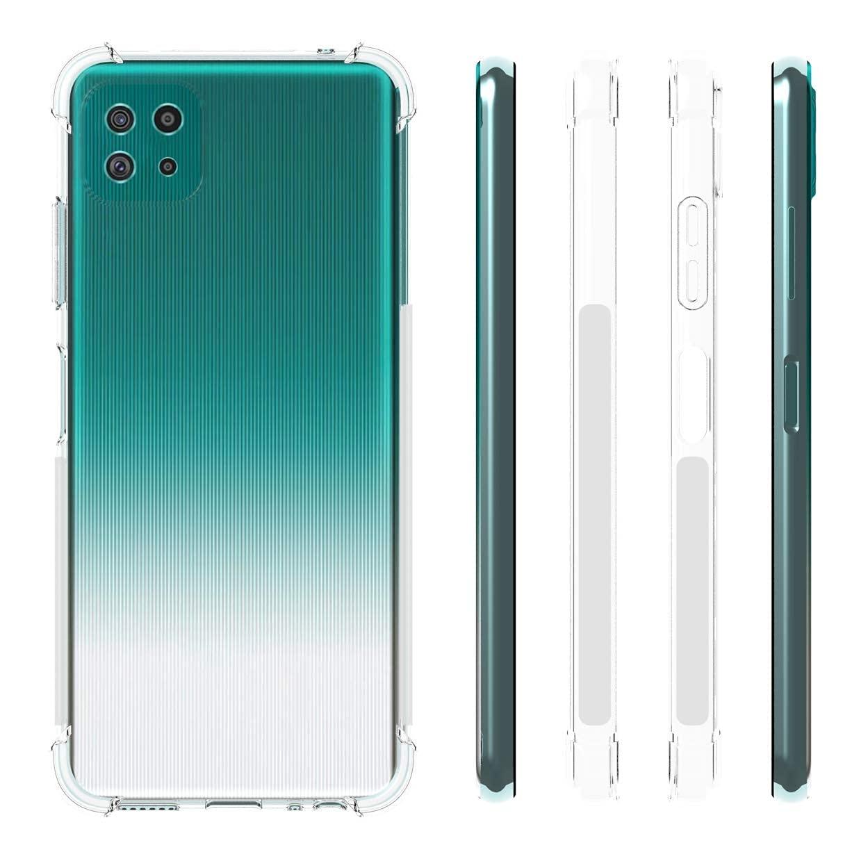 Pferd TakeMe Anti-Shock Extra Protection 1,5 mm Galinio dangtelio dėklas Samsung Galaxy A22 5G (A226B) Skaidrus