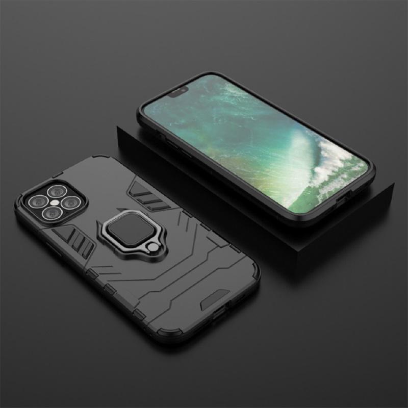 Dėklas Pferd TakeMe Armor galinio dangtelio dėklo stovas / piršto žiedas / magnetinis automobilinis laikiklis Samsung Galaxy S22 Plus 5G (S906B) juodas