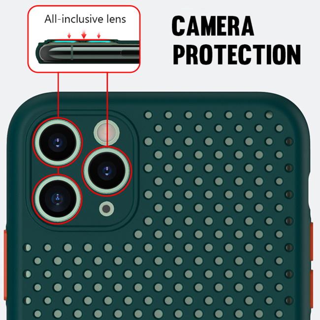 TakeMe "Breathing dotted" TPU dėklas skirtas Samsung Galaxy M31s (M317F), raudonas