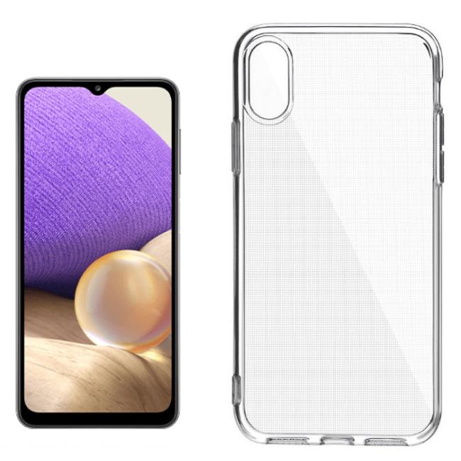 Pferd TakeMe „Clear“ serijos skaidrus 2 mm plonas galinio dangtelio dėklas, skirtas Samsung Galaxy A32 (A326) 5G
