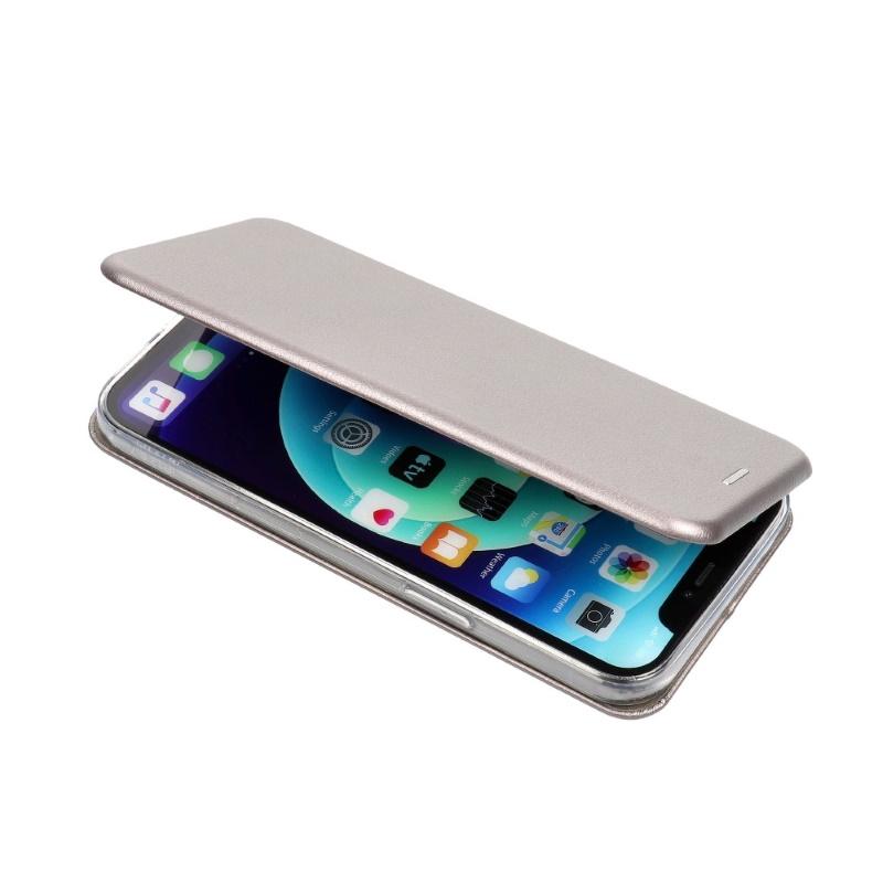 Pferd TakeMe Diva serijos ekologiškos odos itin plonas lenktas kraštas atverčiamas dėklas, skirtas Samsung Galaxy A02S (A025F) A03S (A037F) Titan