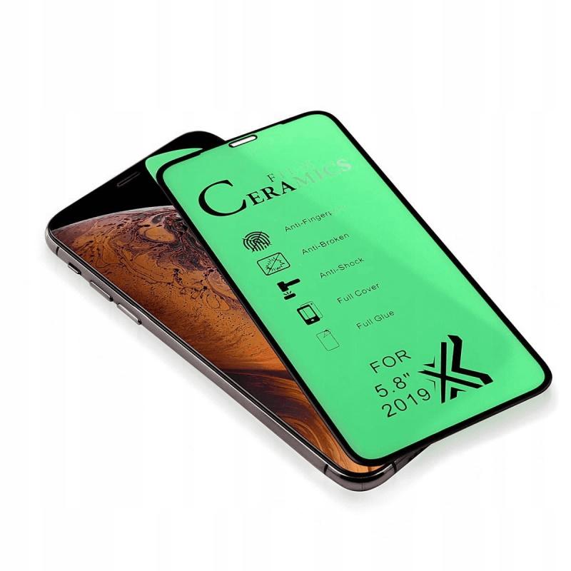TakeMe HARD keraminis viso paviršiaus ekrano apsauginis stiklas, skirtas Apple iPhone 13 Pro Max Juodas