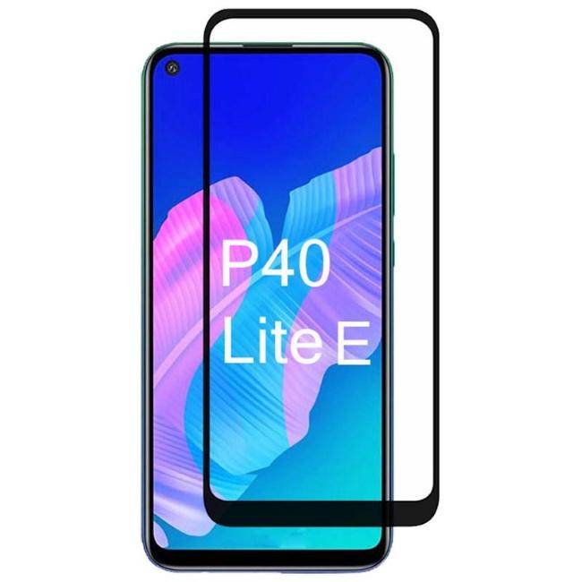 TakeMe HARD Ceramic Pilnas virsmas Aizsargstikls priekš Huawei P40 Lite / P40 Lite E Melns