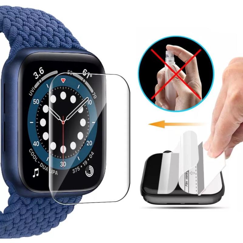 Pferd TakeMe Hydrogel TPU HD Clear Anti-Scratch viso ekrano apsauginė plėvelė, skirta Apple Watch 41mm