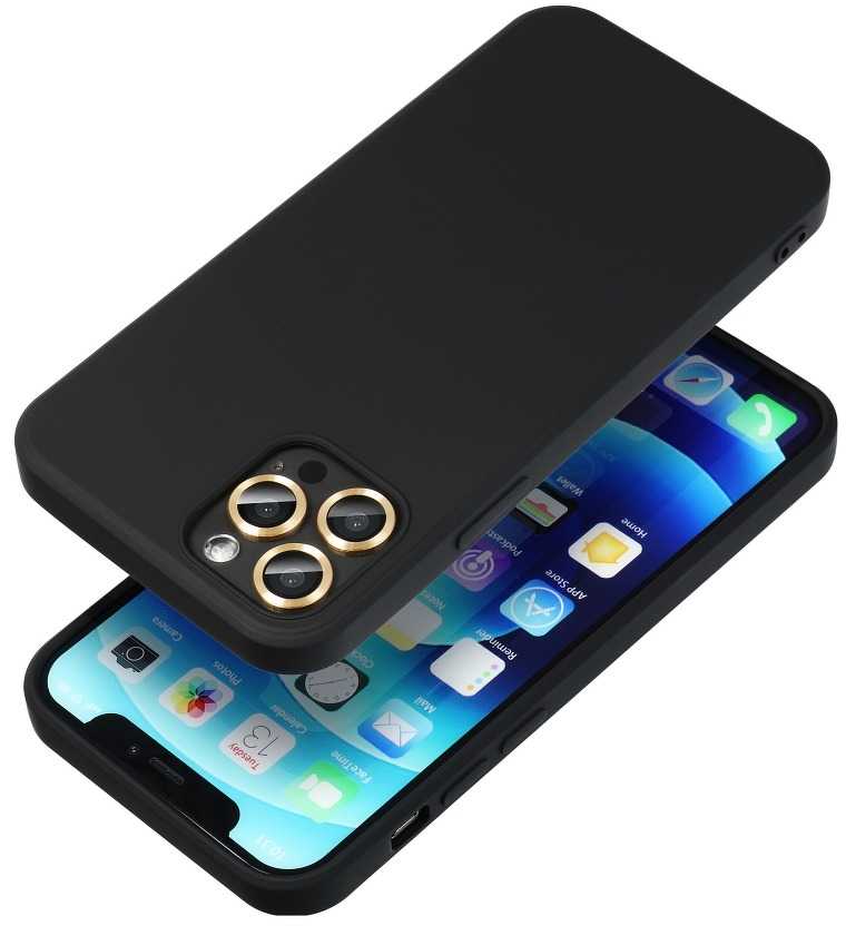 Pferd TakeMe Soft jausmas itin plonas matinis galinio dangtelio dėklas Xiaomi Redmi Note 12 4G / 5G Juodas