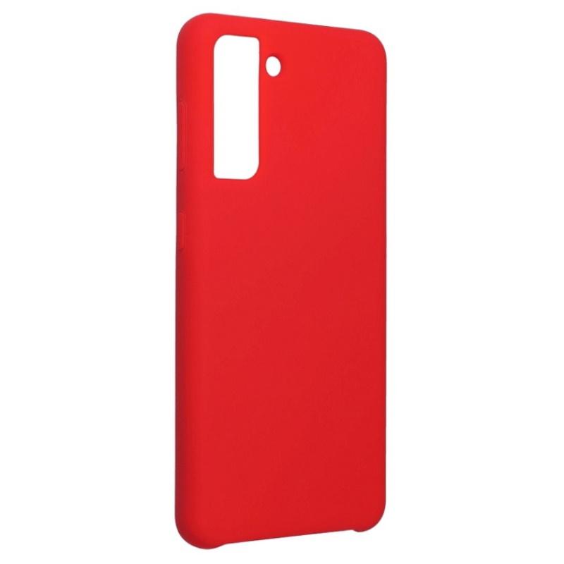 Pferd TakeMe Soft jausmas itin plonas matinis galinio dangtelio dėklas, skirtas Samsung Galaxy S22 Plus 5G Raudona