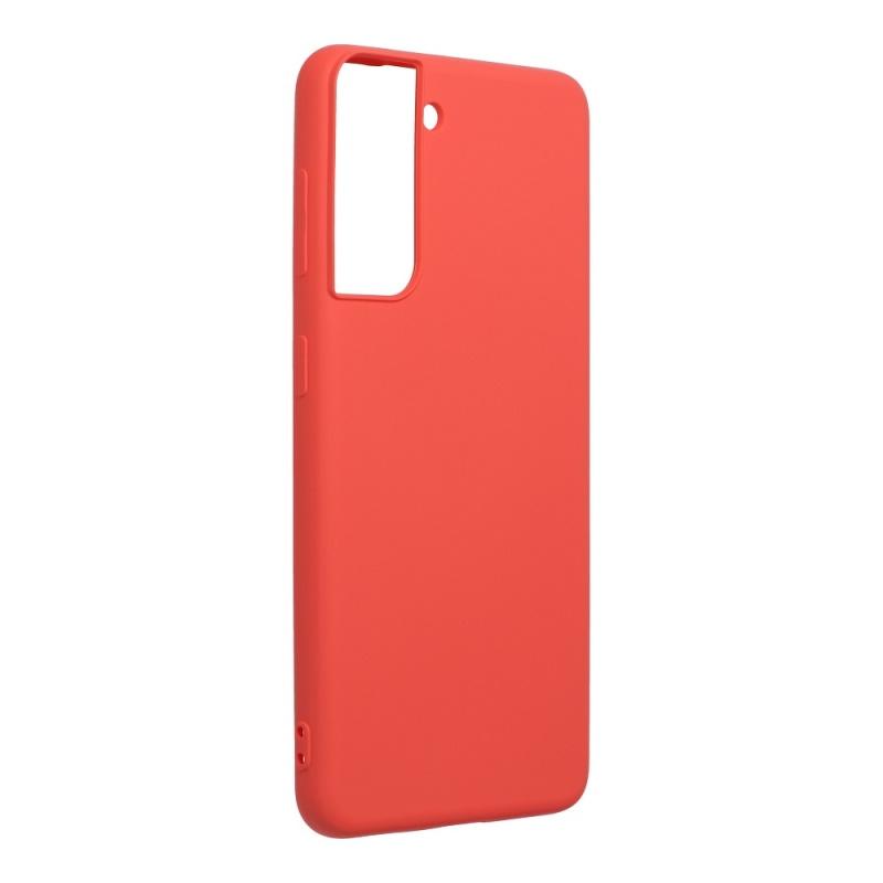 Pferd TakeMe Soft jausmas itin plonas matinis galinio dangtelio dėklas, skirtas Samsung Galaxy S22 Ultra 5G Raudona