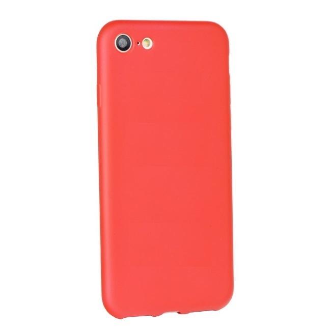 Pferd TakeMe Soft jausmas itin plonas matinis galinio dangtelio dėklas, skirtas Samsung Galaxy A32 (A326) 5G Raudona