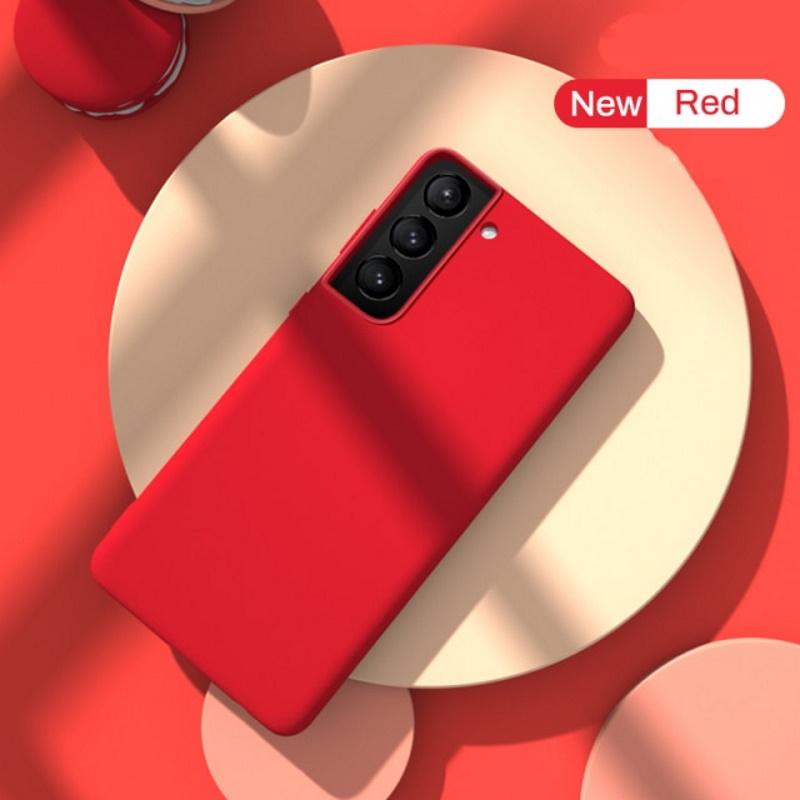 Pferd TakeMe Soft jausmas itin plonas matinis galinio dangtelio dėklas Samsung Galaxy A13 5G (A136U) / A04S Raudona