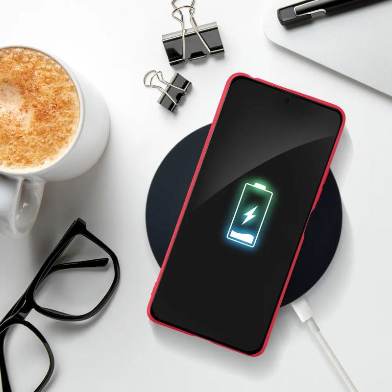 Pferd TakeMe Soft jausmas itin plonas matinis galinio dangtelio dėklas, skirtas Xiaomi Redmi 9C Raudona