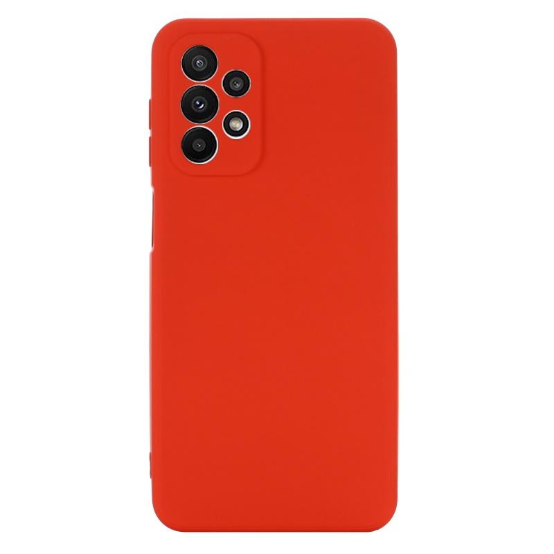 Pferd TakeMe Soft jausmas itin plonas matinis galinio dangtelio dėklas Samsung Galaxy M23 5G (M236B) / A23 5G (A235F) Raudonas