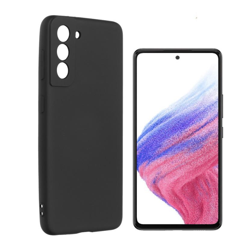 Pferd TakeMe Soft jausmas itin plonas matinis galinio dangtelio dėklas, skirtas Samsung Galaxy A53 5G (A536U) juodas