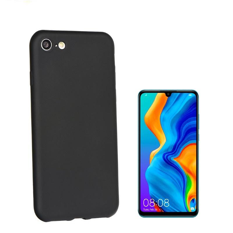 Pferd TakeMe Soft jausmas itin plonas matinis galinio dangtelio dėklas, skirtas Huawei P30 Lite Juodas
