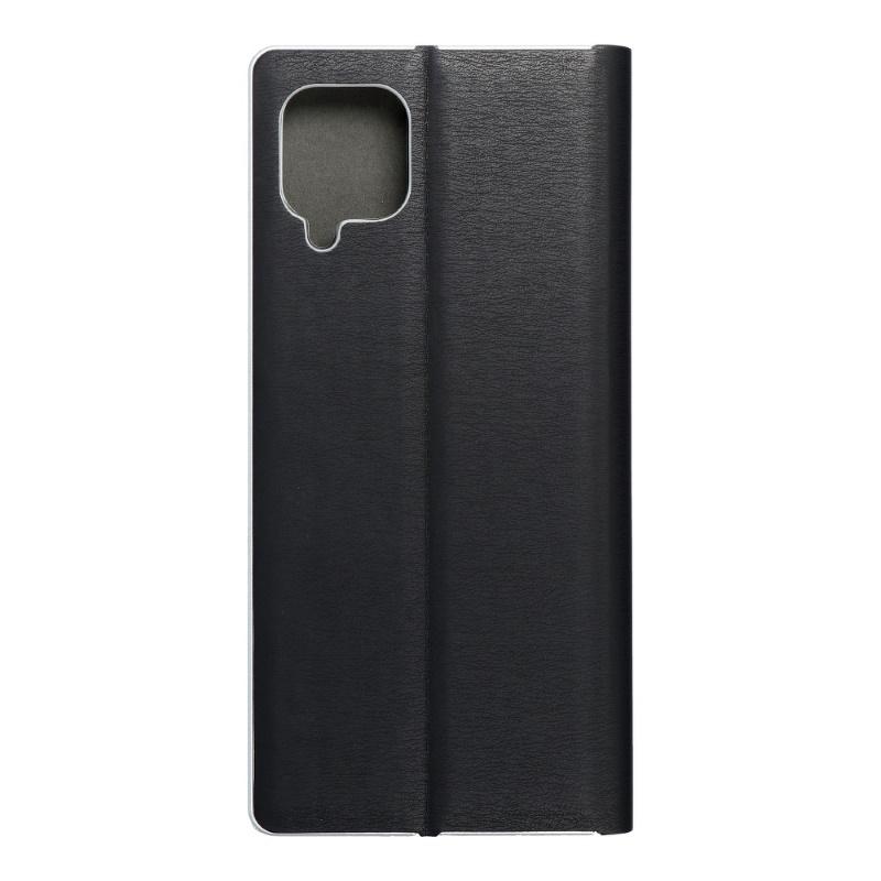 TakeMe minkštas jutiklinis kilimėlis ekologinės odos išmanusis magnetinis fiksuojamas knygos dėklas Samsung Galaxy A72 (A726) 5G juodas