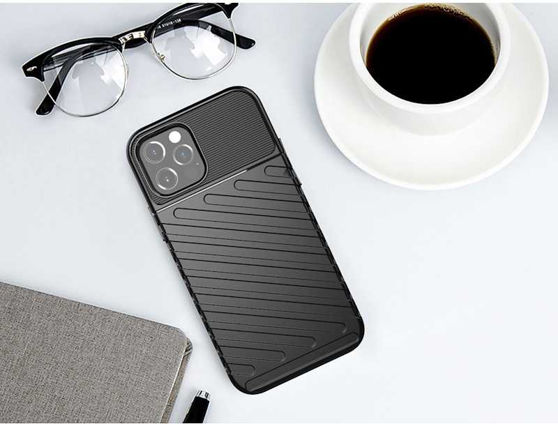 Pferd TakeMe Thunder TPU itin plonas galinio dangtelio dėklas, skirtas Apple iPhone 15 Plus Juodas