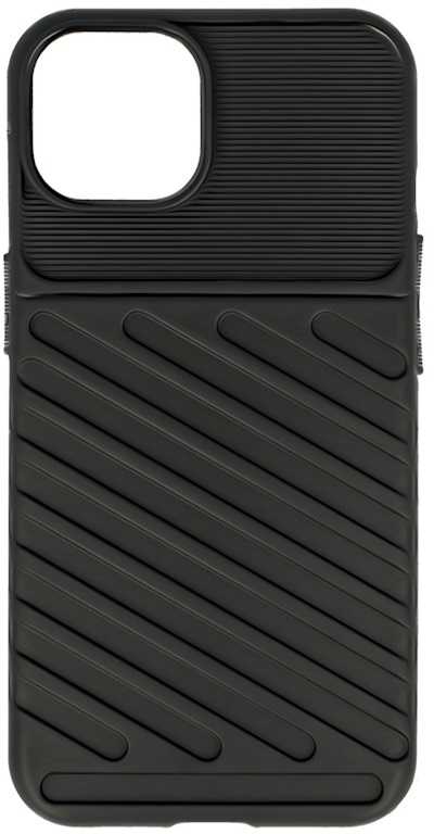 Pferd TakeMe Thunder TPU itin plonas galinio dangtelio dėklas, skirtas Apple iPhone 15 Juodas