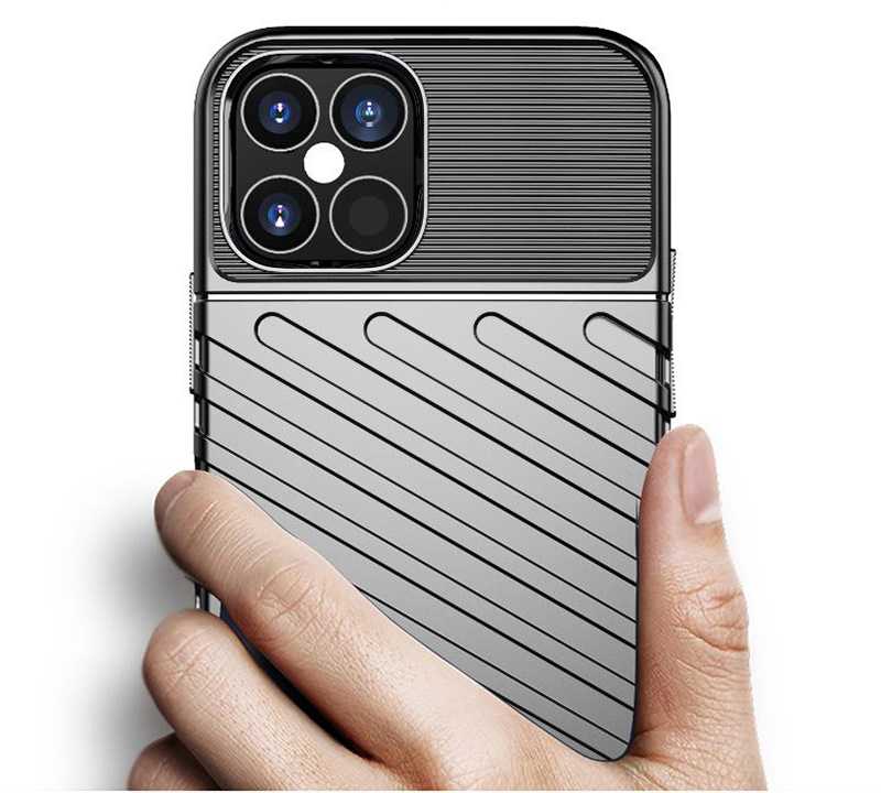 Pferd TakeMe Thunder TPU itin plonas galinio dangtelio dėklas, skirtas Apple iPhone 15 Plus Juodas