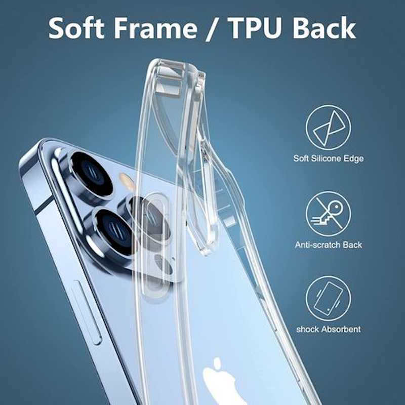 Pferd TakeMe Ultra Slim 0,3 mm galinis dėklas Apple iPhone 15 skaidrus