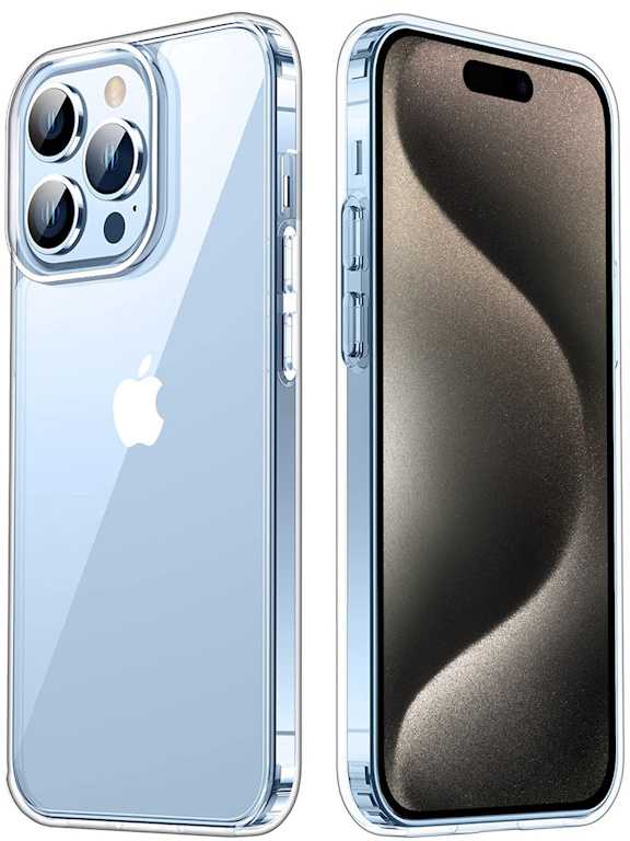 Pferd TakeMe Ultra Slim 0,3 mm galinis dėklas Apple iPhone 15 skaidrus