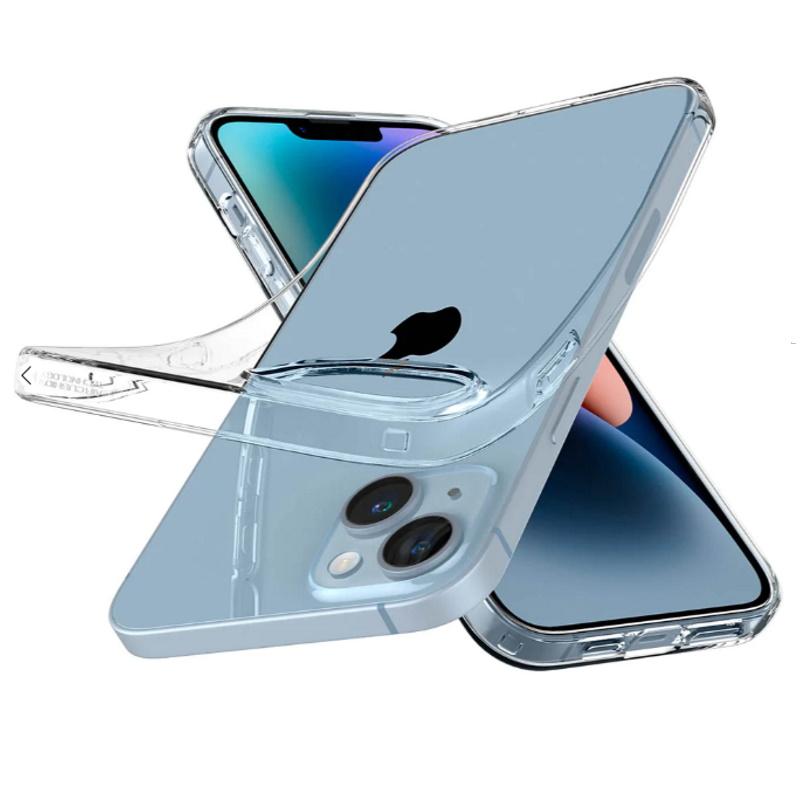 Pferd „iLike“ galinis dangtelis „Apple iPhone 14“ silikoninis dėklas, skaidrus