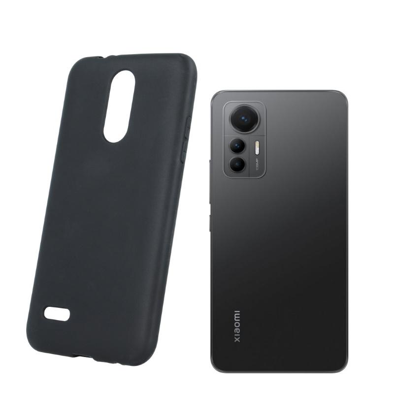 Pferd TakeMe Matte Soft TPU itin plonas galinio dangtelio dėklas, skirtas Xiaomi 12 Lite 5G Juodas