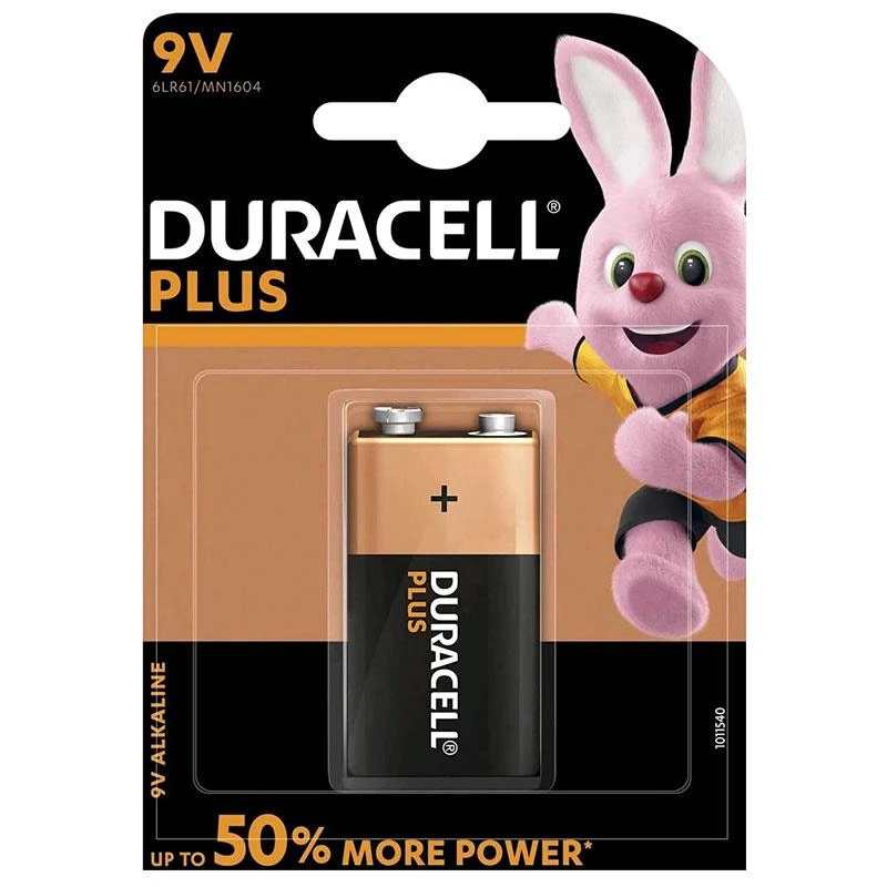 Baterija DURACELL Basic, 9V (6LR61), 1 vnt.