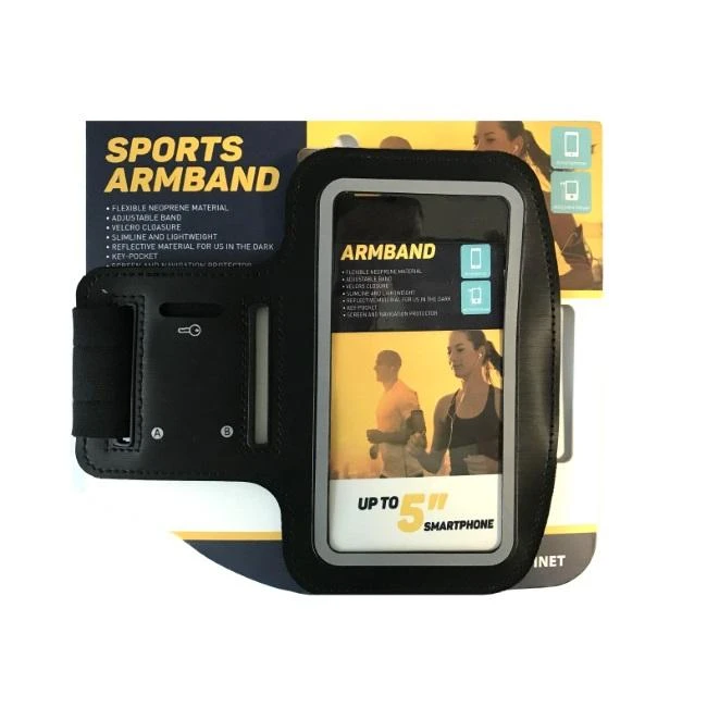 Caso Platinet Išmanusis telefonas Armband HQ, juoda (42053)