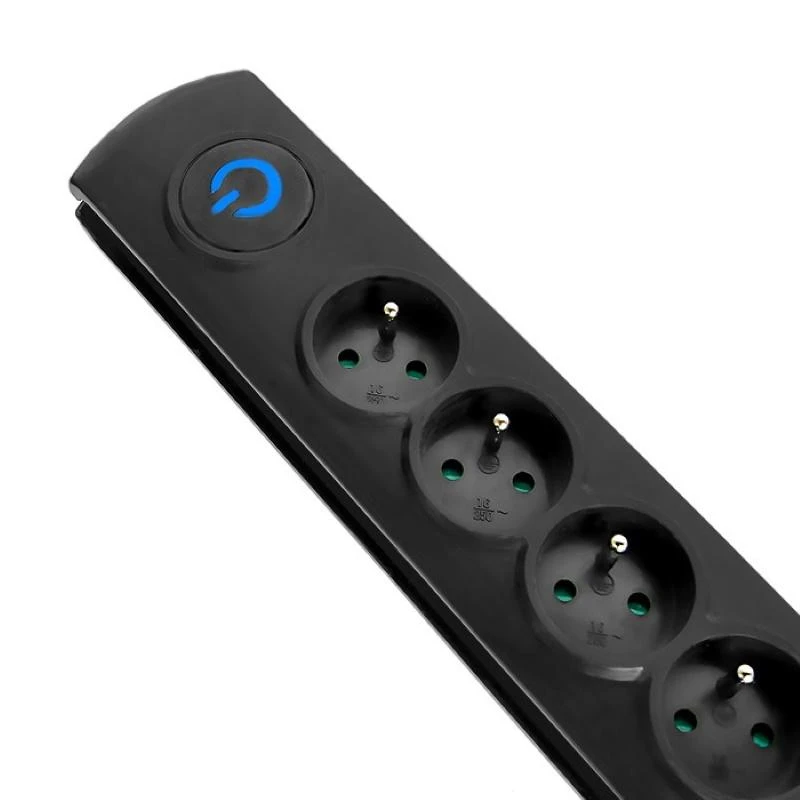 QOLTEC 50114 Viršįtampių apsauga 8 maitinimo lizdas 3,0m