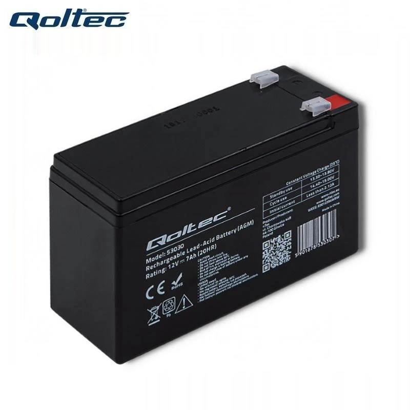 QOLTEC 53030 Gel baterija 12V 7Ah max.72A AGM