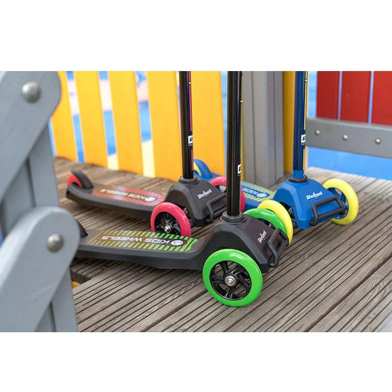 Triratis paspirtukas REBEL KIDS WHEELS, Žalias