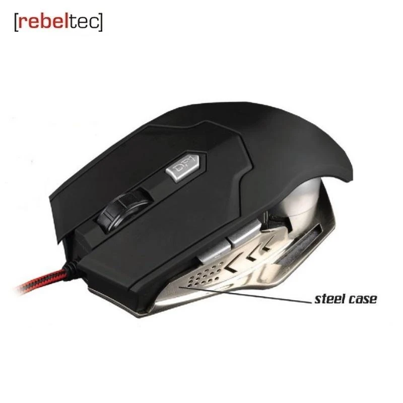 Pelė žaidimams Rebeltec Falcon, juoda
