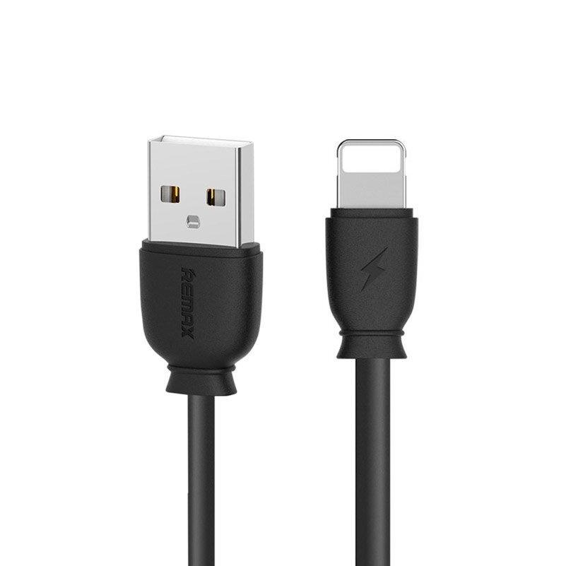 USB kabelis Remax RC-134i Lightning 2.1A juodas 1.0m