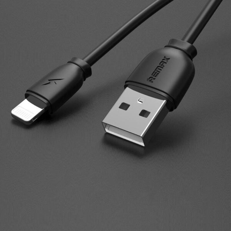 USB kabelis Remax RC-134i Lightning 2.1A juodas 1.0m