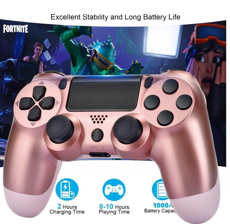 Žaidimų pultelis Riff RI-GAME-PS4/GORO, spalva: rožinė