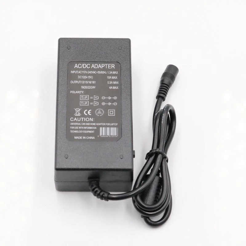 Qoltec Riff Universal 100W (maks. 5A) AC 12-24V rankinis jungiklis Nešiojamojo kompiuterio įkroviklis su 13 kištukų