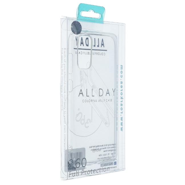iLike „Roar Jelly Clear Anti-Bacteria Slim“ galinio dangtelio dėklas, skirtas Samsung Galaxy S21 Plus (G996B) Skaidrus