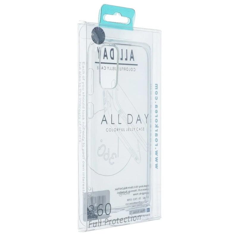iLike Roar Jelly Clear Anti-Bacteria Slim galinio dangtelio dėklas Samsung Galaxy A33 5G (A336B) Skaidrus