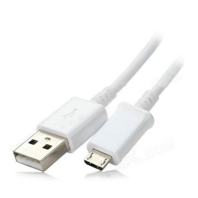 „Samsung ECB-DU4AWE G900 S5“ / universalus „Micro USB 2.0“ duomenų ir įkroviklio kabelis, 1 m baltas (OEM)