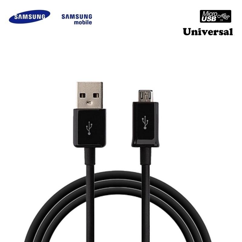 „Samsung ECB-DU4EBE“ universalus „Micro USB 2.0“ duomenų ir įkroviklio kabelis 1,5 m juodas (OEM)