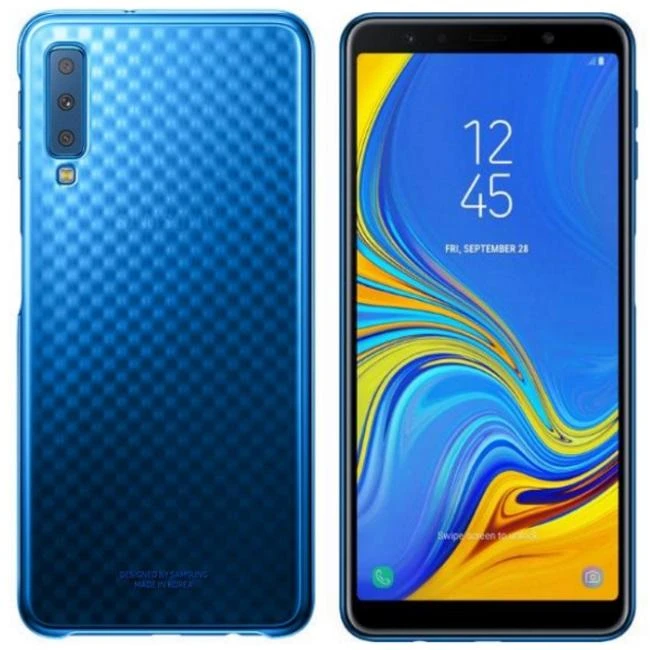 Samsung Galaxy A7 (2018) dėklas „Gradation“ (Mėlynas) AA750CLE 